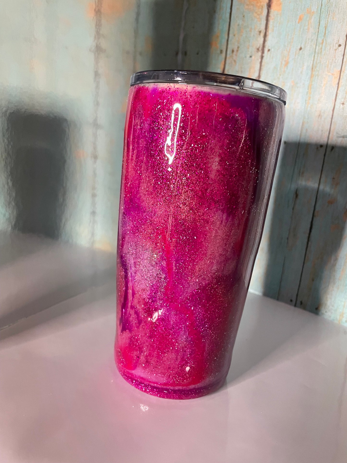 Pink Galaxy Tumbler