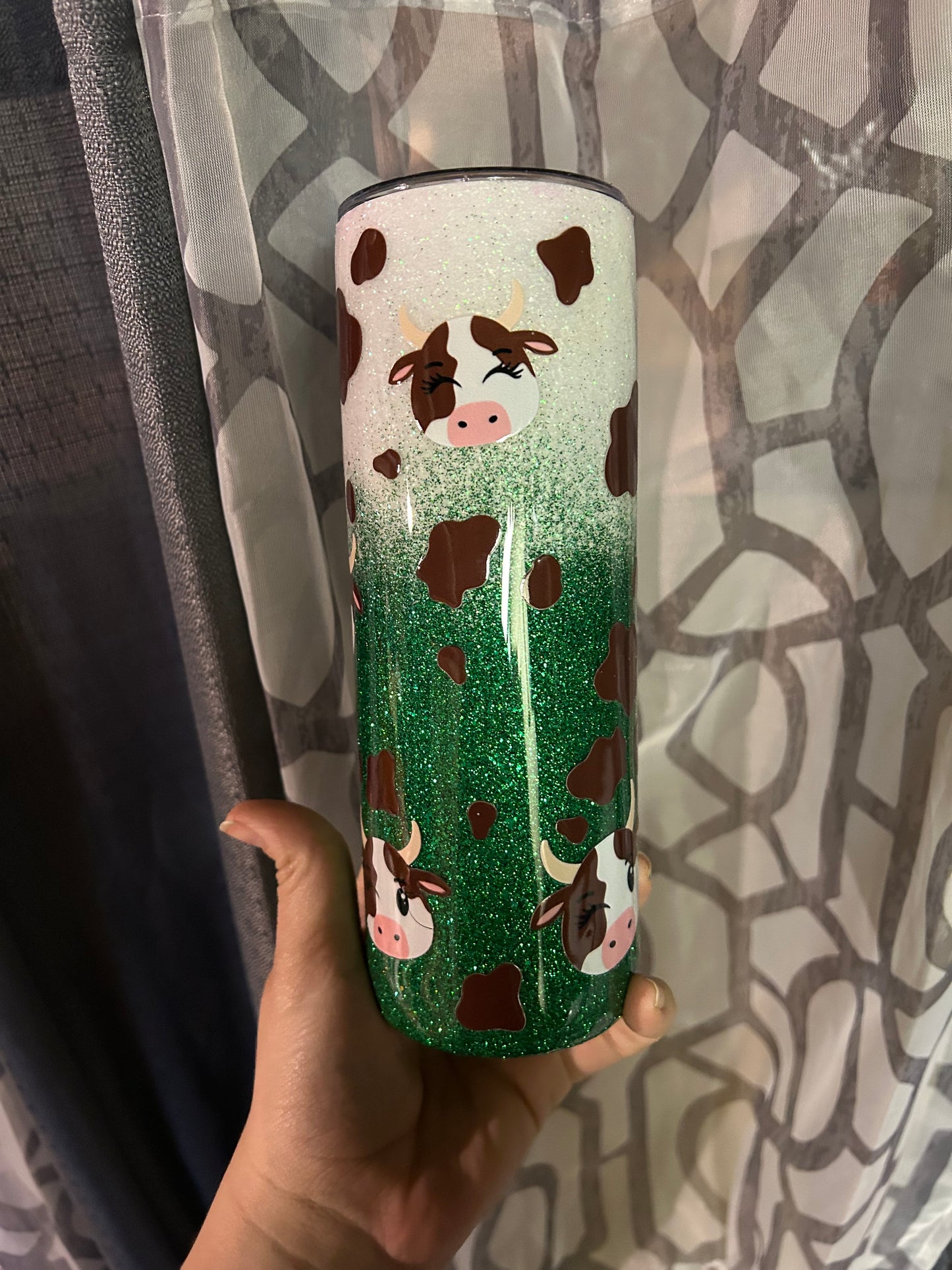 Cow Slim Tumbler
