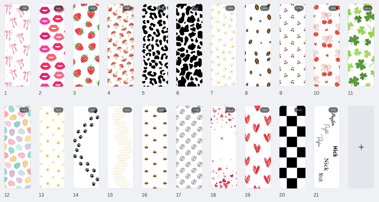 Glittered/Resin Pens